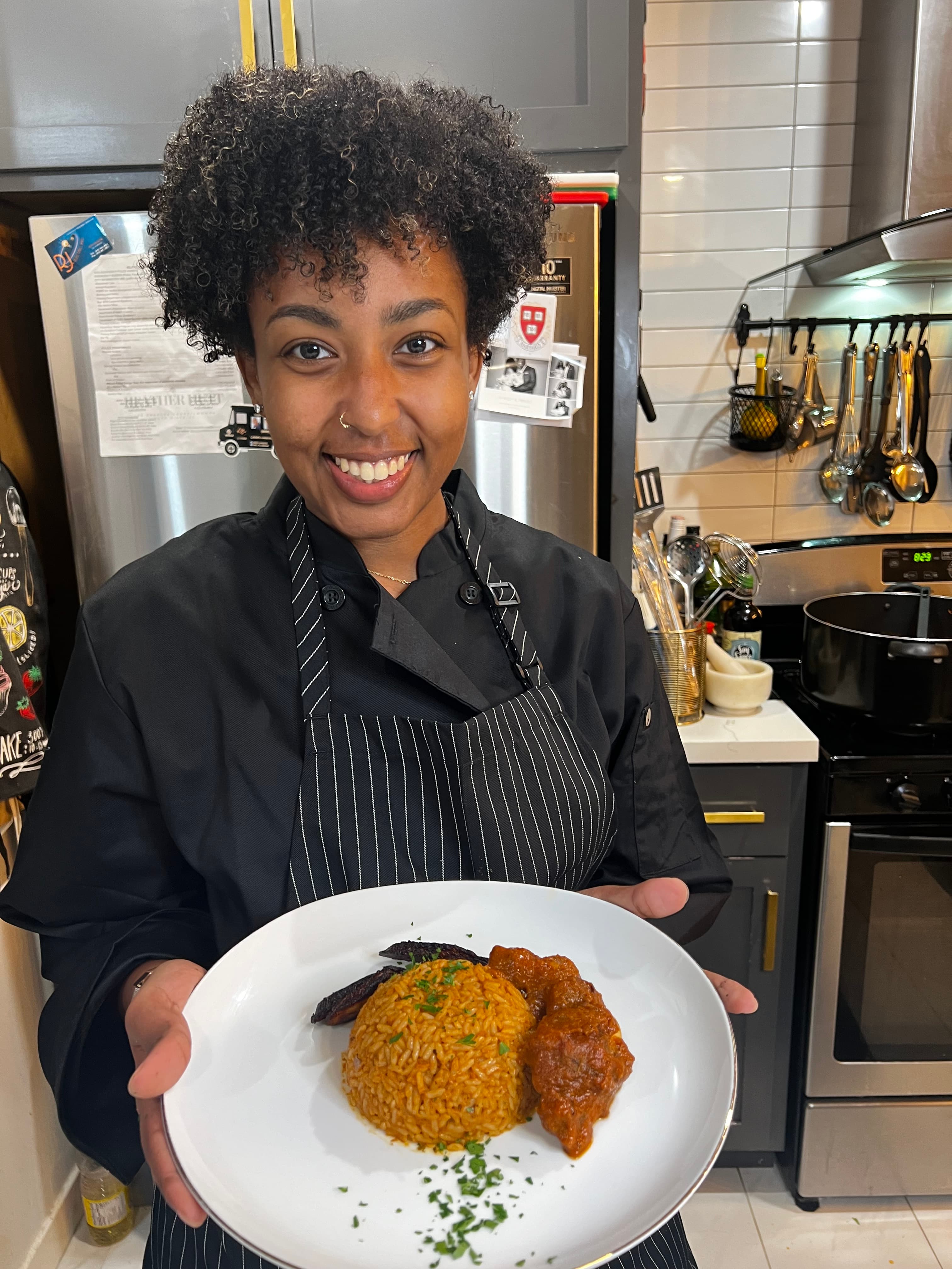 Table setting and food curation